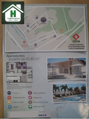 Imagem 1 de 2 de Apartamentos Novos, Com 50% De Área Verde, Francisco Morato, Faça Reserva - Ap00024 - 32617483
