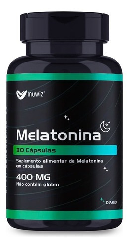 Melatonina 30 Cápsulas De 400mg - Muwiz