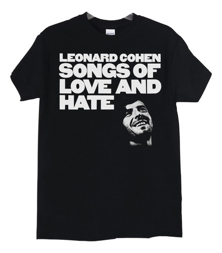 Polera Leonard Cohen Songs Of Love And Hate Rock Abominatron