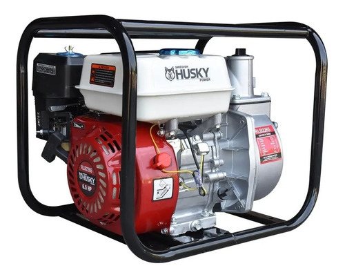 Motobomba Husky 2x2 A Gasolina Agrícola De Riego Motor 6.5hp
