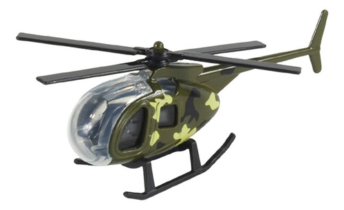 New 4 Helicóptero De Aleación Fundido A Escala 1/64, 4
