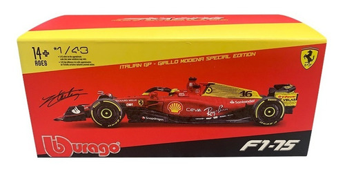 Auto Ferrari F1-75#16 De Aniversario 75 2022 1:43