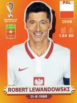Comprar Figurita Robert Lewandowski Qatar 2022 Original Polonia