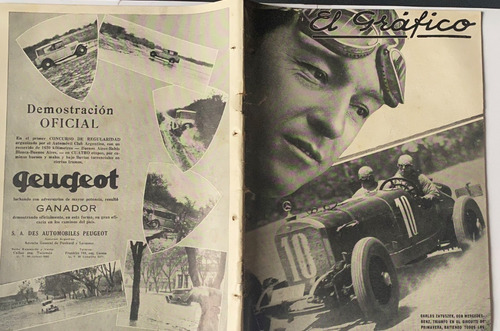 Revista Antigua El Gráfico, Nº 594, Bella Vista Gira 1930
