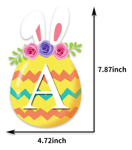 Hjb Colorida Guirnalda De Pascua Para Fiestas De Primavera
