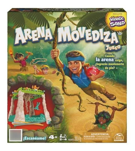 Juego De Mesa Arena Movediza Con Kinetic Sand - E.full