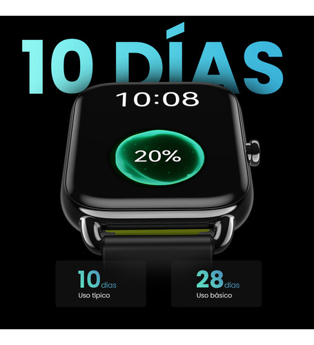 Haylou Rs4 Plus Bt5.2 Reloj Inteligente 1.78 Pantalla Amoled
