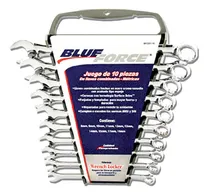 Comprar Juego De 10 Llaves Combinadas Metricas Blue Force