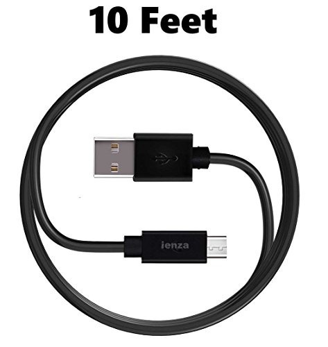 Cargador De Cable Usb De Larga Duración (10-ft) Para 