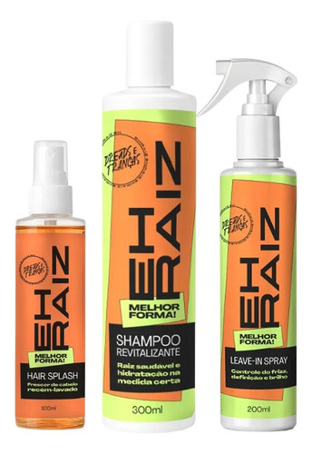 Ehraiz Ehraiz Kit Shampoo 300ml + Condicionador 100ml + Leav