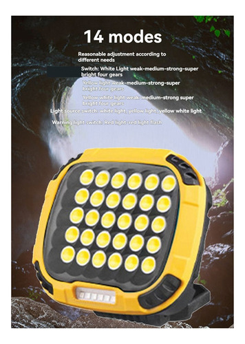 Linterna Portátil Con Foco Led, Linterna De Luz Fuerte