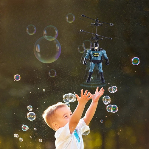 Juguete Volador Batman, Con Sensor De Infrarrojos,juguetes Gris