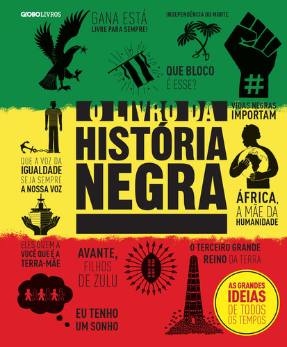O Livro Da História Negra, De Vários. As Grandes Ideias De Todos Os Tempos Editorial Globo Livros, Capa Dura Em Português, 2021