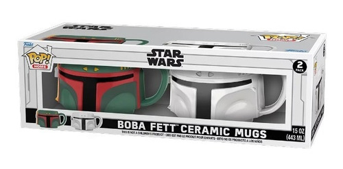 Funko Pop Tazas Boba Fett Star Wars 502 Ml Exclusiva 2022