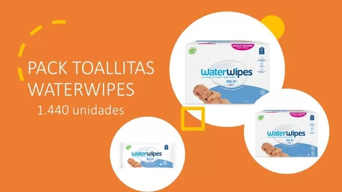 Comprar 2Pack Water Wipes Toallas Humedas