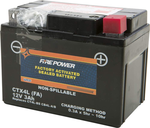 Fire Power Bateria Activada Fabrica Sellada Ctx4l-bs Fa Para