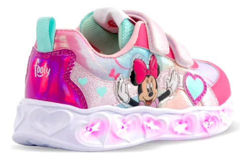 Zapatillas Disney Minnie Nenas Luces Prod Footy Oficial 