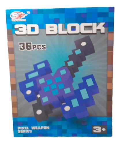 Hacha De Goma Eva 3d 36 Piezas