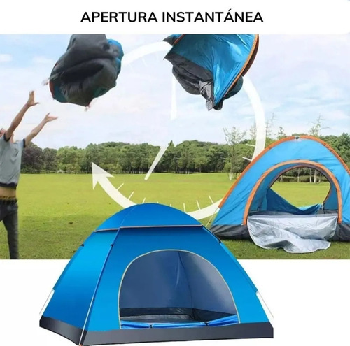 Carpa Para 2-3 Personas 200x200 Color Azul