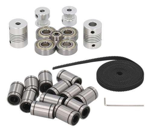 Kit De Rodamientos Lineales Lm8uu, Acoplador De Eje De Motor