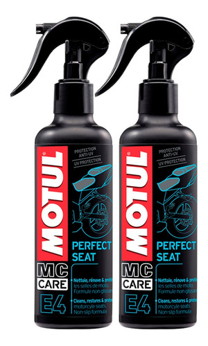 Limpiador De Asientos Para Moto E4 Perfect Seat Motul 2 Pzas