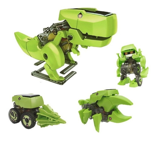 Kit Robot Solar Master Mp-kitsolardino 4 Figuras Educativo Personaje Dinosaurio