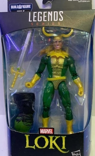 Figura Loki Marvel Legends Hasbro Baf Hulk 6 Pulgadas