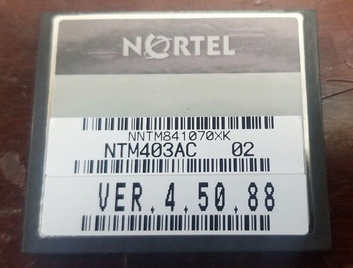 Nortel Ntm403ac-01 64mb Cf Compact Flash Memory Card Ttq