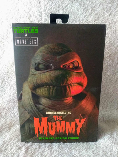 Neca Monsters Mummy Michelangelo Tmnt Momia Tortuga Ninja Mi