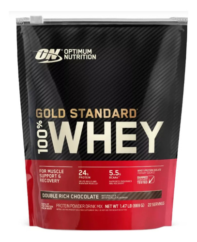 Proteina Whey Gold Standard On 100% 1.5 Lb  Los Sabores Tdos