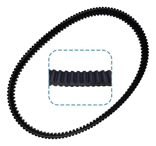 Para 23100-mct-003 Correa Transmisión Honda Fjs600 Fsc600