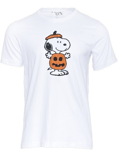 Playera Snoopy En Calabaza. Peanuts. Halloween.