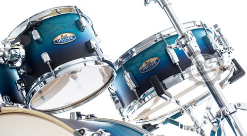 Bateria Pearl Decade Maple Azure 20,10,12,14 Ferragens