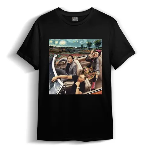 comprar Polera Clásica Salvador D Vincent Van Gogh Y Frida K Vintage