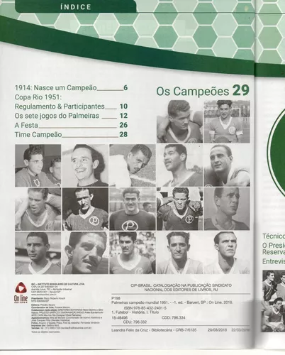 Livro Palmeiras campeão Mundial 1951, Magalu Empresas