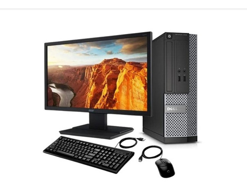 Equipo Escolar Dell Sff I5 16gb 240gb Ssd Lcd 19 Ofice Wifi (Reacondicionado)