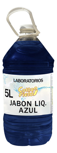 Jabon Liquido Azul Para Ropa Baja Espuma X 5 Lts