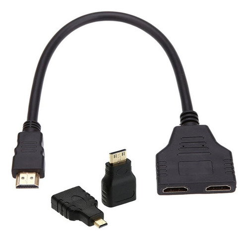 Chenyang Hdmi 1 A 2 Adaptador De Cable De Extensión De Inter