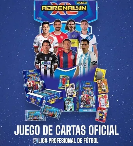 Juego de cartas adrenalyn 2023 liga de futbol argentina de futbol