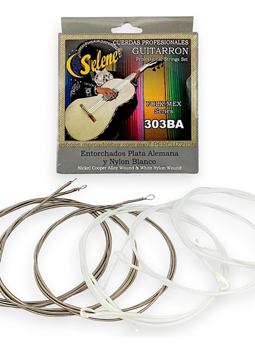 Cuerdas Encordadura Para Guitarron ; Selene - Strings