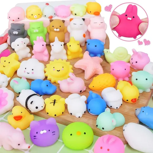 10 Squishy Mochi Bichinho Macio De Apertar Squishies Tiktok