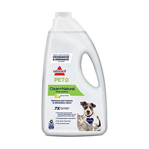 Bissell Pet Clean Multi Surface, 64 Oz. Fórmula Natural, Tra