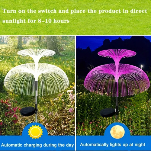 Luces Led Solares Para Medusas, 1 Unidad, Para Exteriores, J