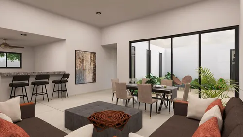 Casa En Venta Merida, Cholul En Privada, Modelo 210, 1 Piso, Entrega Inmediata.
