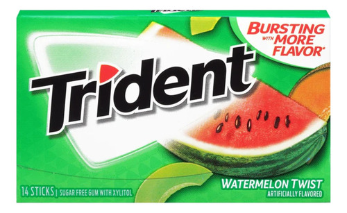 Trident U.s.a Twist Watermelon 26.6g Unidade Goma Trident
