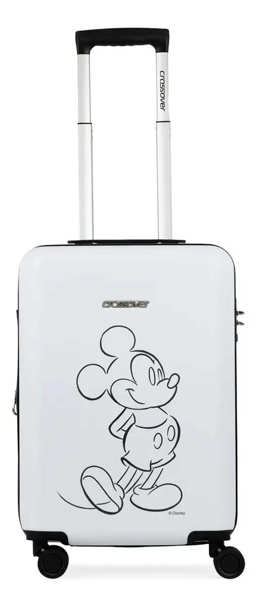 Valija Crossover Disney Cabina Mickey Classic Blanco Blanco Mickey Classic Brush Disney