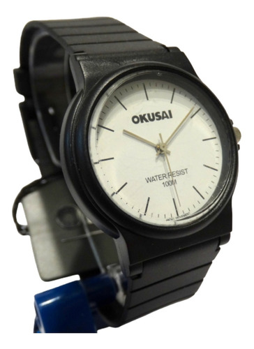 Imagen 5 de 9 de Reloj Okusai Ok42 Clásico Wr100 Caucho Garantía Oficial 12 M