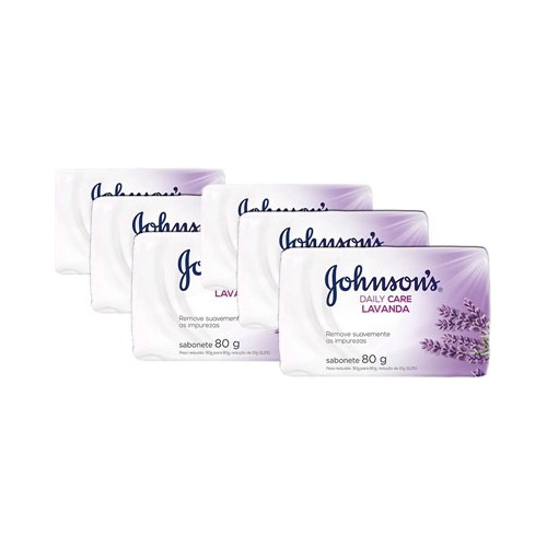 Sabonete Johnson's Lavanda Kit C/12