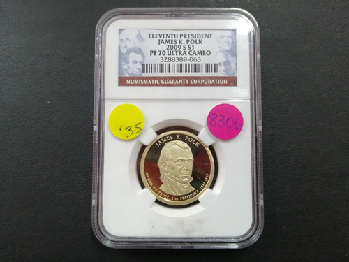 Moneda $1 (usd) James K. Polk 2009