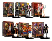 Comprar Set 6 Figuras One Piece Luffy Roronoa Zoro Red Film Con Caja